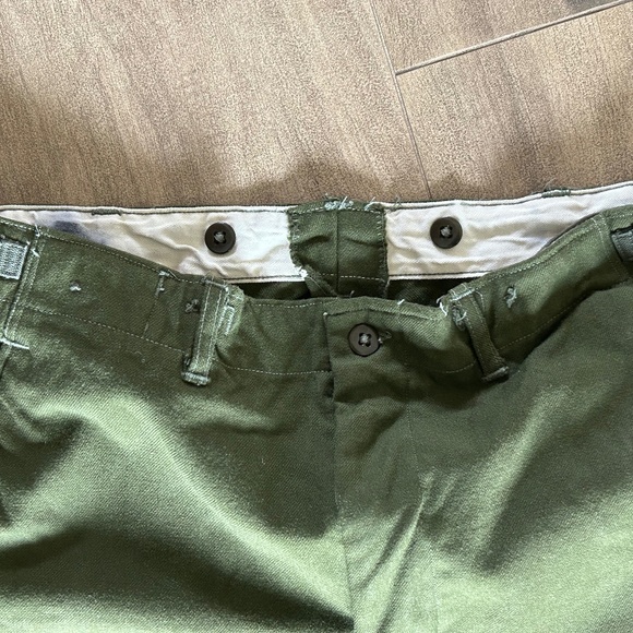 Mens Official Army Wool Field Trousers in Army Green/Olive Size 34" Waist - Picture 5 of 7